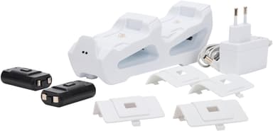 PowerA Duo Xbox basestasjon for lading av spillkontrollere (hvit)