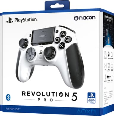 Nacon Revolution 5 Pro PlayStation 5/4 kontroller (hvit)