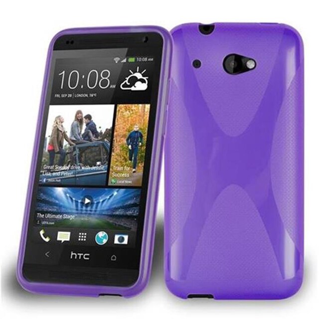 HTC Desire 601 Deksel Case Cover (lilla)