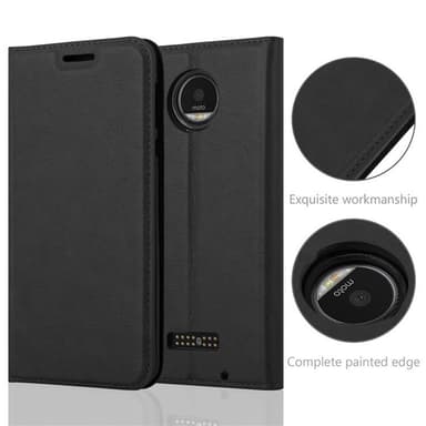 lommebokdeksel Motorola MOTO Z PLAY case (svart)