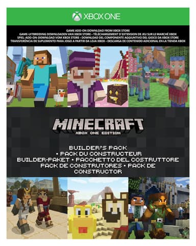 Xbox One S 500 GB Minecraft spillpakke (hvit)