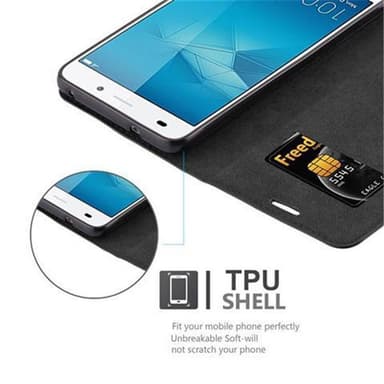 Honor 5C lommebokdeksel case (svart)