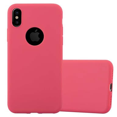iPhone XS MAX silikondeksel cover (rød)
