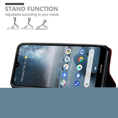 Nokia 4.2 lommebokdeksel case (rød)