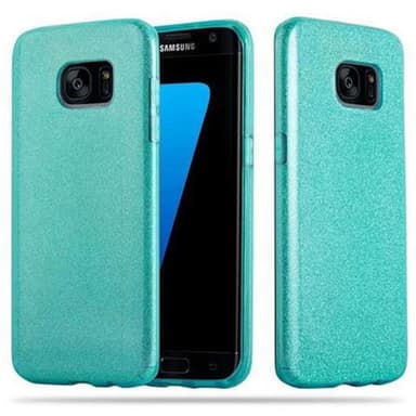 Samsung Galaxy S7 EDGE Deksel Glitter (turkis)