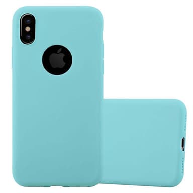 iPhone XS MAX silikondeksel cover (blå)