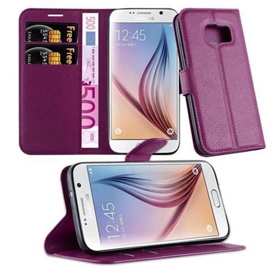 Samsung Galaxy S7 lommebokdeksel etui (lilla)