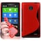 Nokia X silikondeksel case (rød)