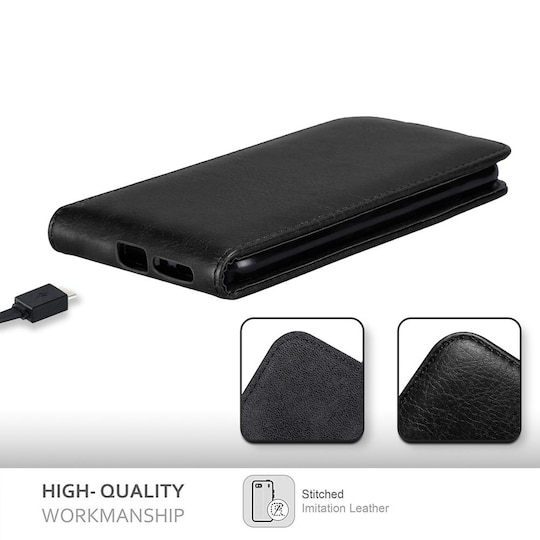 Sony Xperia L2 deksel flip cover (svart)