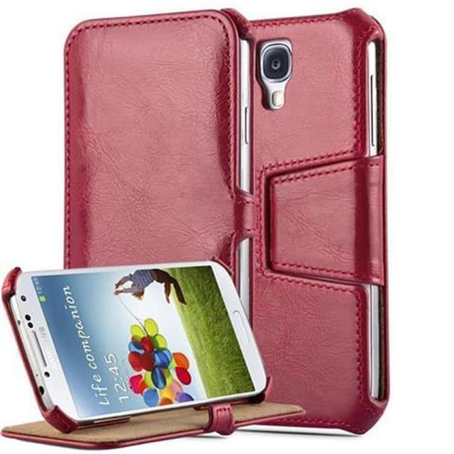 Samsung Galaxy S4 lommebokdeksel case (rød)