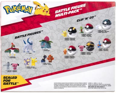 Pokemon Battle Ready Action Figure 6-pakning
