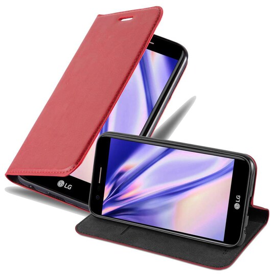 LG K10 2017 lommebokdeksel case (rød)