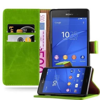 Sony Xperia Z3 lommebokdeksel etui (grønn)
