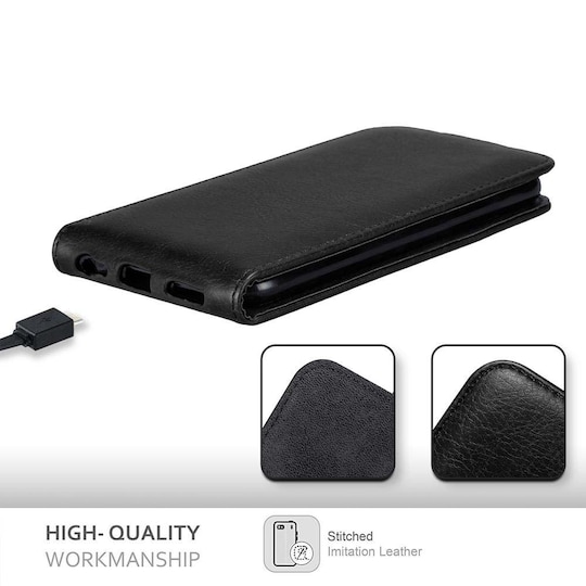 Nokia 2.1 deksel flip cover (svart)