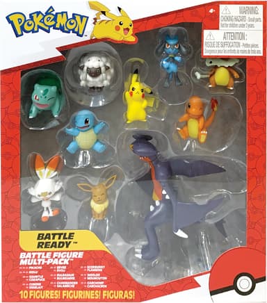 Pokemon Battle Ready Action Figure 10-pakning