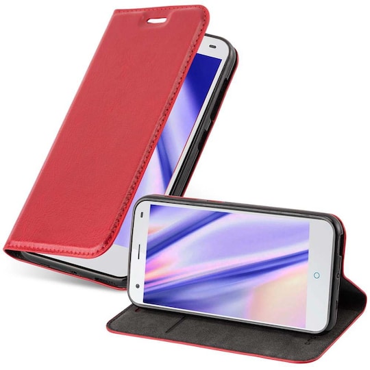 ZTE Blade S6 lommebokdeksel case (rød)