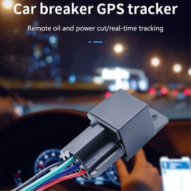 Bilrelé Sanntids GPS-tracker Tyverisikring Alarm Sikkerhet Tyveribeskyttelse