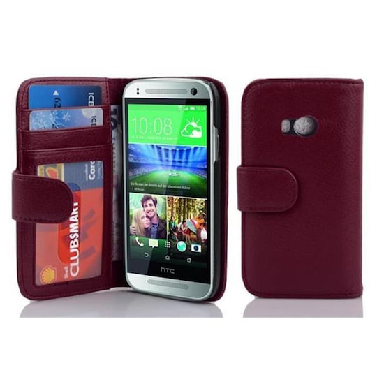 HTC ONE M8 MINI lommebokdeksel case (lilla)