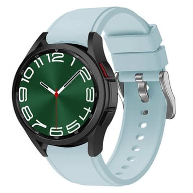 Silikon armbånd No-Gap Samsung Galaxy Watch 6 Classic (43mm) - Lysebl