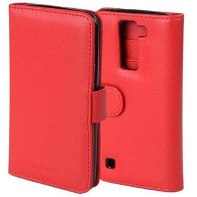 LG K8 2016 lommebokdeksel case (rød)