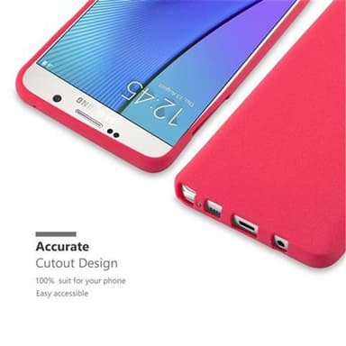Samsung Galaxy NOTE 5 silikondeksel case (rød)