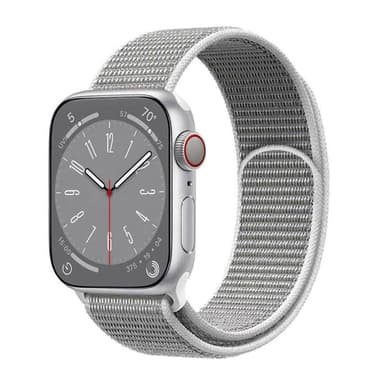 Nylon klokkerem Apple Watch 9 (45mm) - Seashell