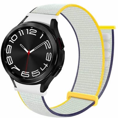 Nylon armbånd No-Gap Samsung Galaxy Watch 6 Classic (43mm) - Sea Salt