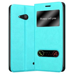 Nokia Lumia 550 lommebokdeksel cover (turkis)