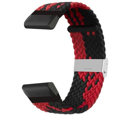 Flettet klokkereim Garmin Fenix 3 HR - Redblack