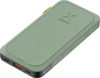 Powerbank 20W FUEL SERIES 10.000 MAh - Teal Blue, 2 Porte USB-C E 1 USB-A, Ricarica Rapida, Plastica Riciclata
