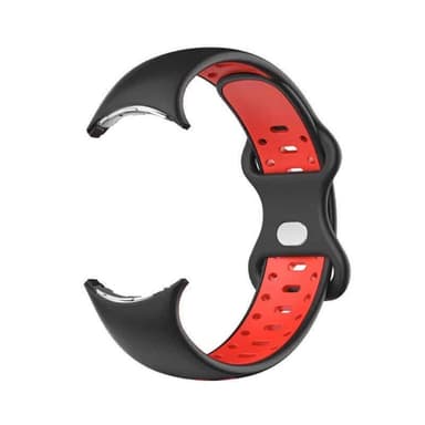 Twin klokkereim Google Pixel Watch 2 - Sort/rød
