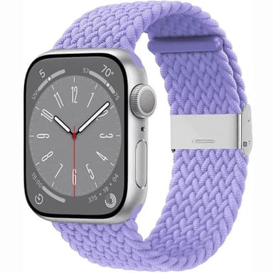 Flettet klokkerem Apple Watch 9 (41mm) - Lightpurple