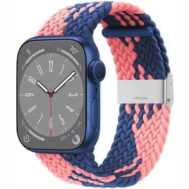 Flettet klokkerem Apple Watch 9 (41mm) - Blue Powder