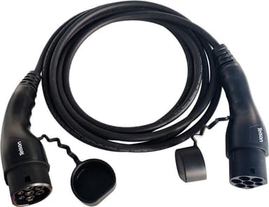 Teison Laddkabel till Elbil, Typ2 till Typ2, 5M, 32A, 1-Fas, 7kW