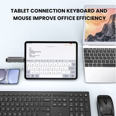 NÖRDIC 4-porters USB-C Hub 2xUSB-A 2.0, 1xUSB-A 3.1, 1xUSB-C 3.1
