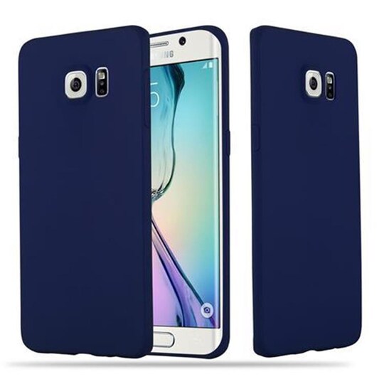 Samsung Galaxy S6 EDGE silikondeksel cover (blå)