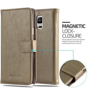 Samsung Galaxy NOTE 4 lommebokdeksel etui (brun)