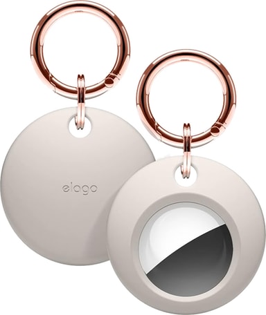 Elago Airtag Basic etui til sporingsbrikke (beige)