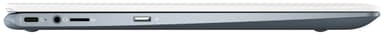 HP Chromebook x360 14-da0000no 14" 2-i-1 (hvit/grå)