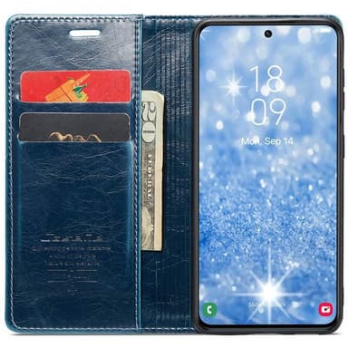 CaseMe Lommebok 2-kort Samsung Galaxy S23 FE - Blå
