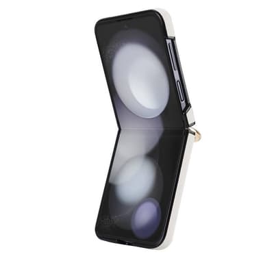 Rhombus Ring deksel Samsung Galaxy Z Flip 5 - Hvit