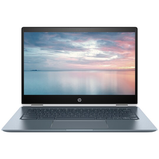HP Chromebook x360 14-da0000no 14" 2-i-1 (hvit/grå)