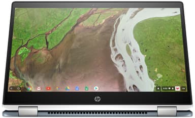 HP Chromebook x360 14-da0000no 14" 2-i-1 (hvit/grå)