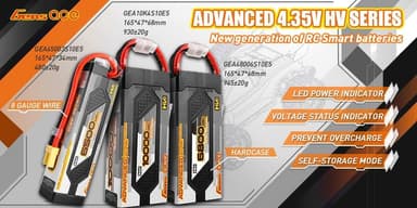 3s  6500mAh -100C - Gens Ace Advanced - EC5