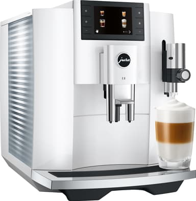 Jura E8 kaffemaskin 15585 (piano white)