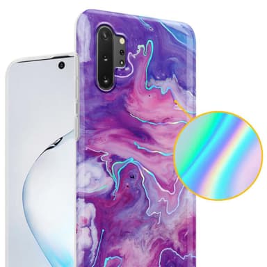 Samsung Galaxy NOTE 10 PLUS lommebokdeksel etui (lilla)
