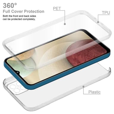 Samsung Galaxy A12 / M12 Deksel 360 Case Cover