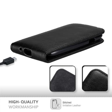Samsung Galaxy S3 MINI deksel flip cover (svart)