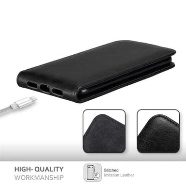 iPhone XS MAX deksel flip cover (svart)