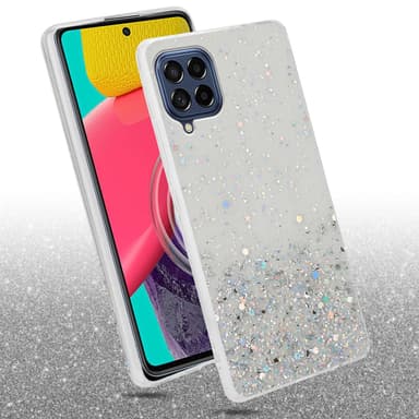 Samsung Galaxy M53 5G Silikondeksel Glitter